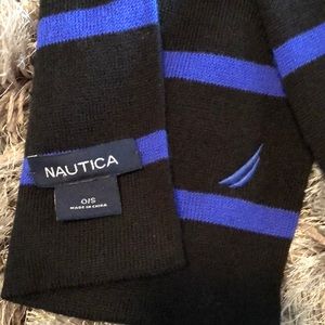 Black and navy scarf